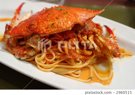 移民蟹的番茄奶油意大利面 2960515
