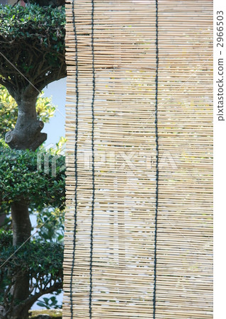 遮陽頂 竹簾 藤蓆 2966503