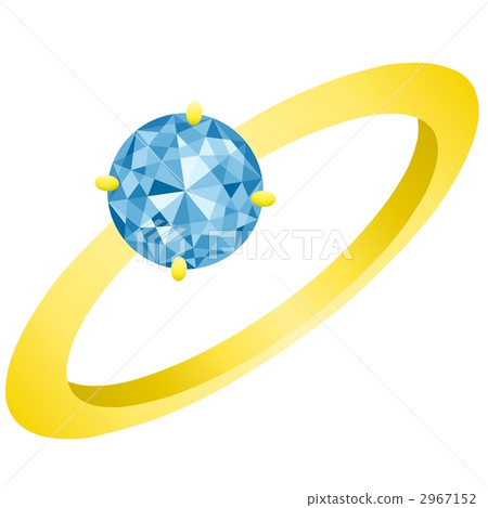 Aquamarine round shaped ring Aquamarine round shaped ring 2967152