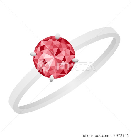 Ruby flat ring 2972345