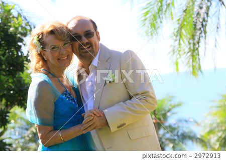 成熟夫婦的庭院婚禮 成熟夫婦的庭院婚禮 2972913