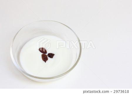 Yogurt with raisins 2973618