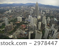 The building group of Kuala Lumpur seen from KL Tower (Petronas Twin Towers, etc.) 2978447