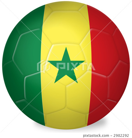 足球_國旗_塞內加爾 2982292