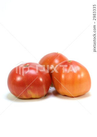 Fresh tomato 3 side funny back vertical position 2983335