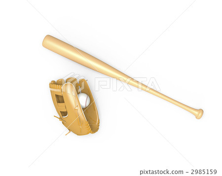 Bat and glove 2985159