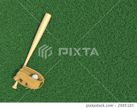 Bat and lawn 2985185
