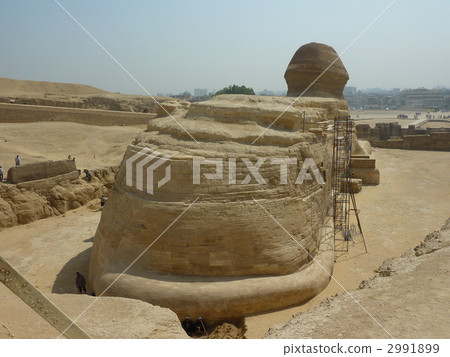 The back of Sphinx (Egypt: Cairo) 2991899