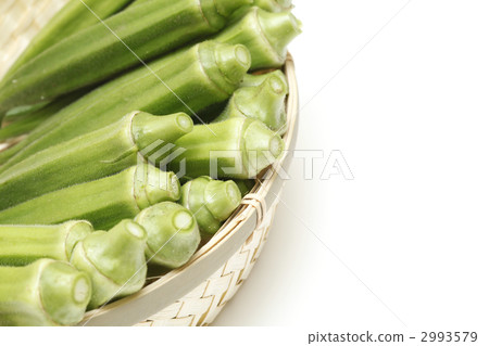 Freshly picked okra Freshly picked okra 2993579