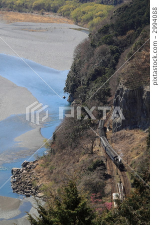 蒸汽機車 靜岡 鳥瞰 2994088