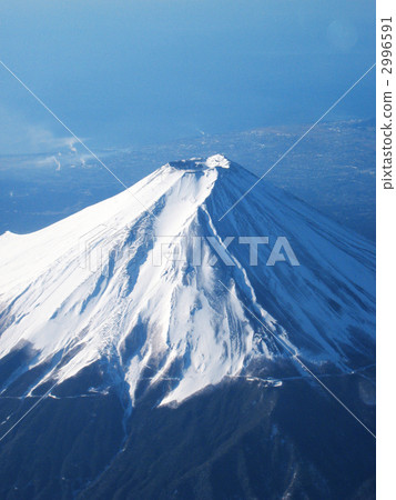 雪冠3富士山富士山鳥瞰雪山冠系列 雪冠3富士山富士山鳥瞰雪山冠系列 2996591