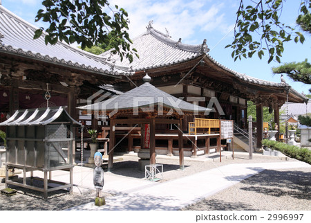 香川縣三豐市。四國神社地方67號佛教寺院“Daego-ji”大雄寶殿/ Daishodo 香川縣三豐市。四國神社地方67號佛教寺院“Daego-ji”大雄寶殿/ Daishodo 2996997