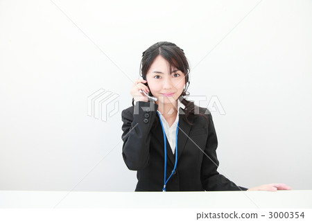 Call center image model: Misa Saeki Call center image model: Misa Saeki 3000354