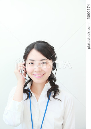 Call center image model: Misa Saeki 3000374