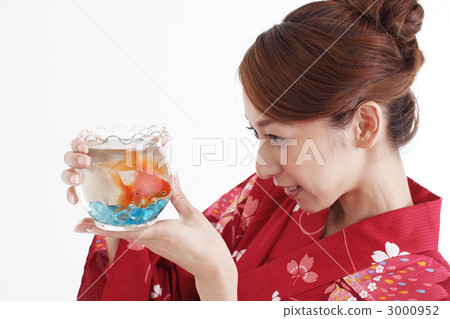 Goldfish and women Goldfish and women 3000952