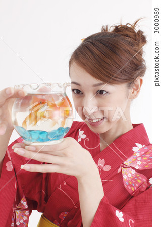 Goldfish and women Goldfish and women 3000989