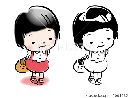 可愛的女孩(昭和風格) 可愛的女孩(昭和風格) 3001682