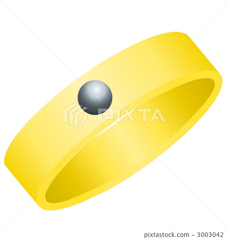 黑珍珠扁圓環 3003042