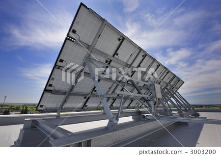 The back side of the solar panel 3003200