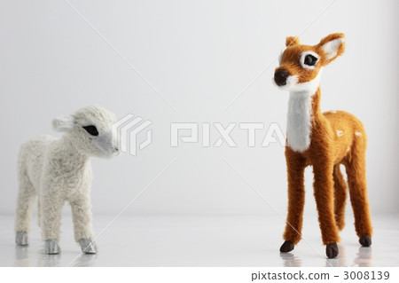 Bambi and child goat 3008139