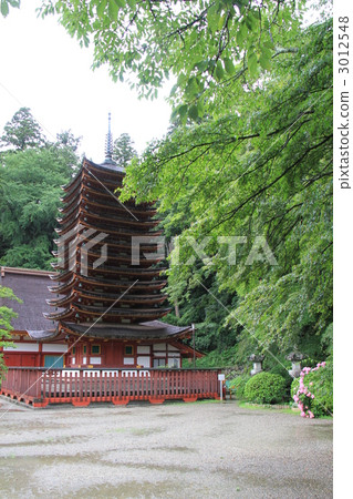 Tsushiyama Shrine三重塔 3012548