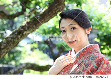 Japanese clothes female old folk house 3026371