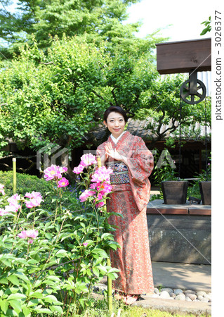 Japanese clothes female old folk house 3026377