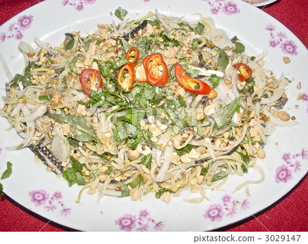 Stir-fried vegetables of cobra (Ho Chi Minh / Vietnam) 3029147