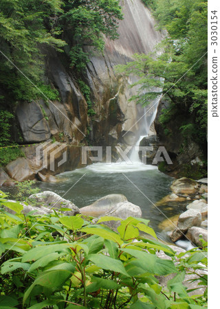 basin under waterfall, fall, water fall 3030154