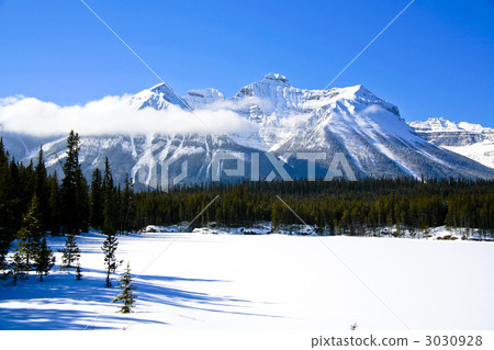 冬季加拿大落基山脈 3030928