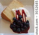 Chiffon cake with blueberry sauce Chiffon cake with blueberry sauce 3032685
