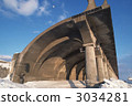 concrete dome, wakkanai kohoku breakwater dome, seawall 3034281