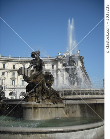 德拉共和廣場 羅馬 羅馬的 3035238