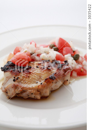 Stock Photo: chicken, everyday life, meat dish