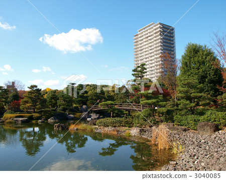 高層公寓和天鵝花園 3040085