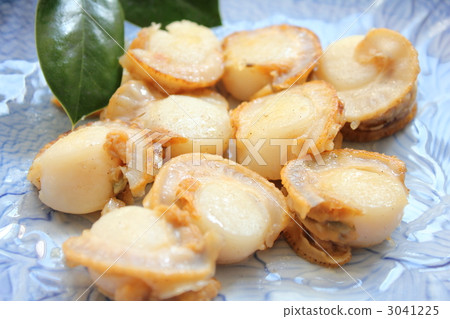 Stir-fried scallops with butter Stir-fried scallops with butter 3041225