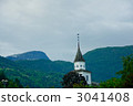 Church and mountain of Urvik 3041408