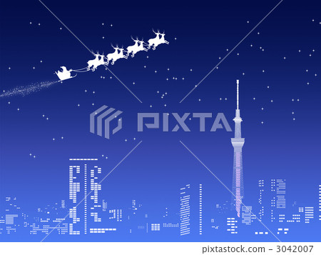 Sky Tree and Santa Claus 3042007