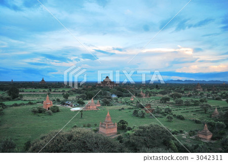 緬甸蒲甘的風景 緬甸蒲甘的風景 3042311