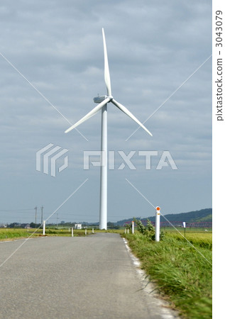 一個巨型風車在鄉下 3043079