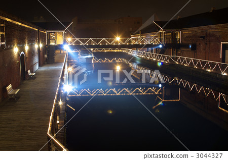 金森紅磚倉庫 點燈 夜景 3044327
