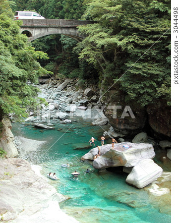 mountain stream, mountain torrent, emerald green 3044498