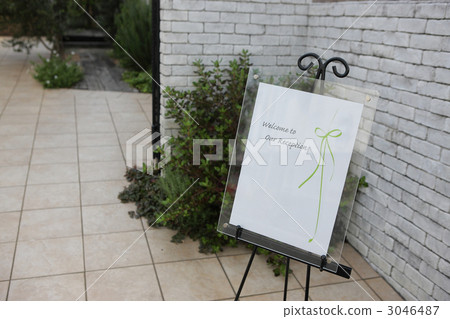 welcome board, sign, acrylic 3046487