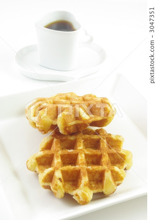 華夫餅乾和咖啡 3047351