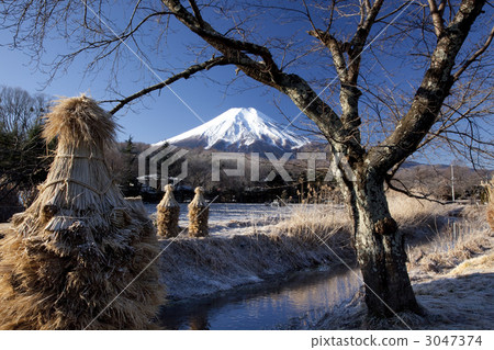 來自忍野村的富士山 3047374