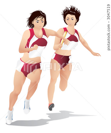 Relay competition (baton pass scene 2) 3047519