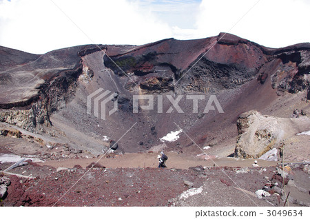 peak of mount fuji, burner, crater 3049634