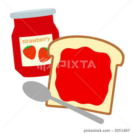 草莓醬吐司 3051867