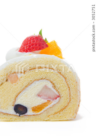 Fruit roll cake (white back) 3052751