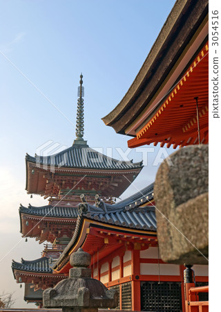 Kiyomizu-dera三塔和共同社 3054516